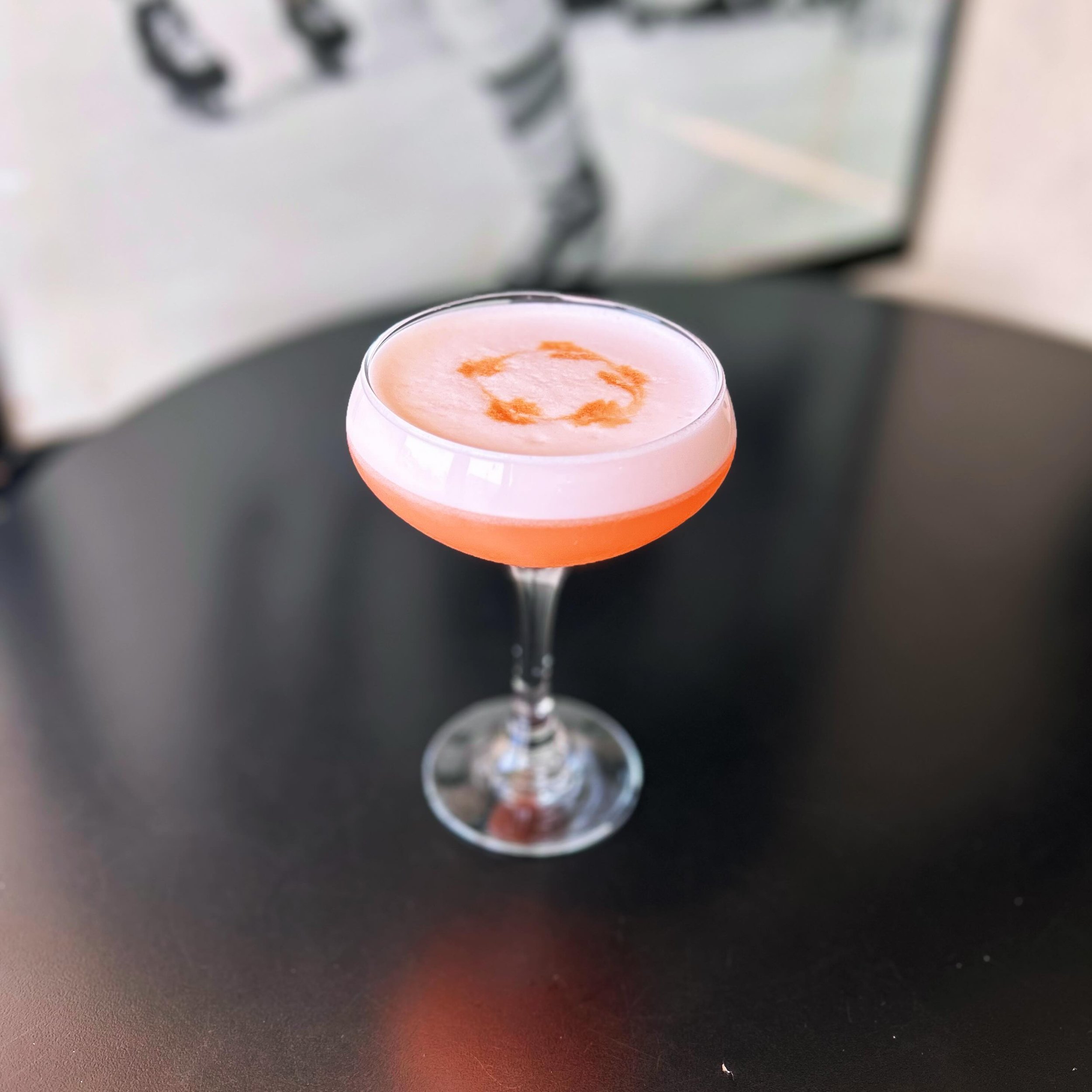 🍊Aperol Sour 🍊

A classic summer cocktail turned into a sour! Made with @drinklocalspirits Dry Gin, Aperol, lemon juice, simple syrup, egg white &amp; Angostura Bitters.