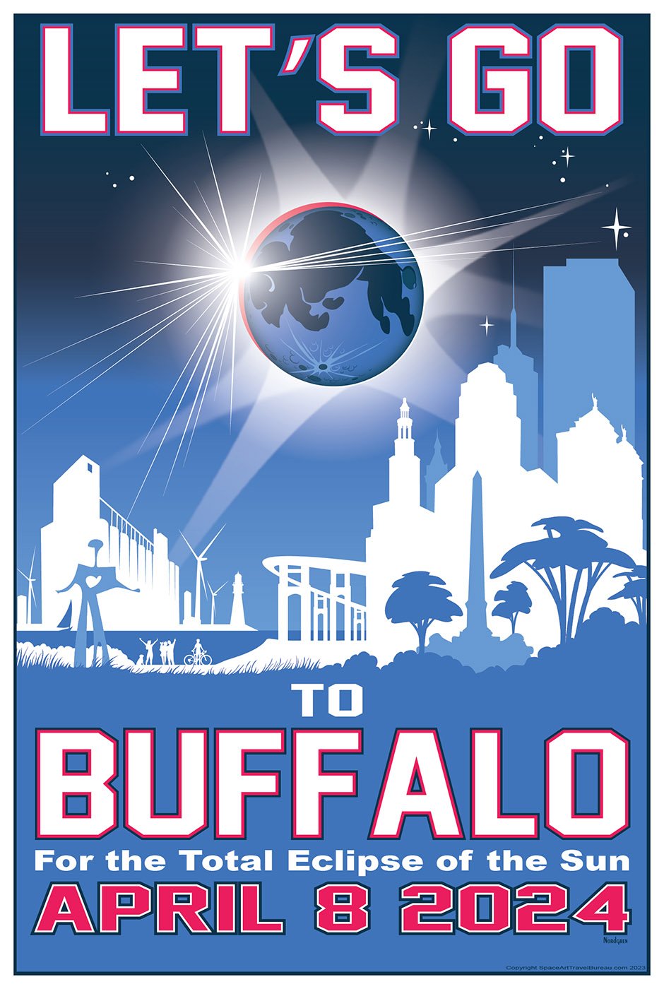 2024 Let's Go Buffalo — Space Art Travel Bureau