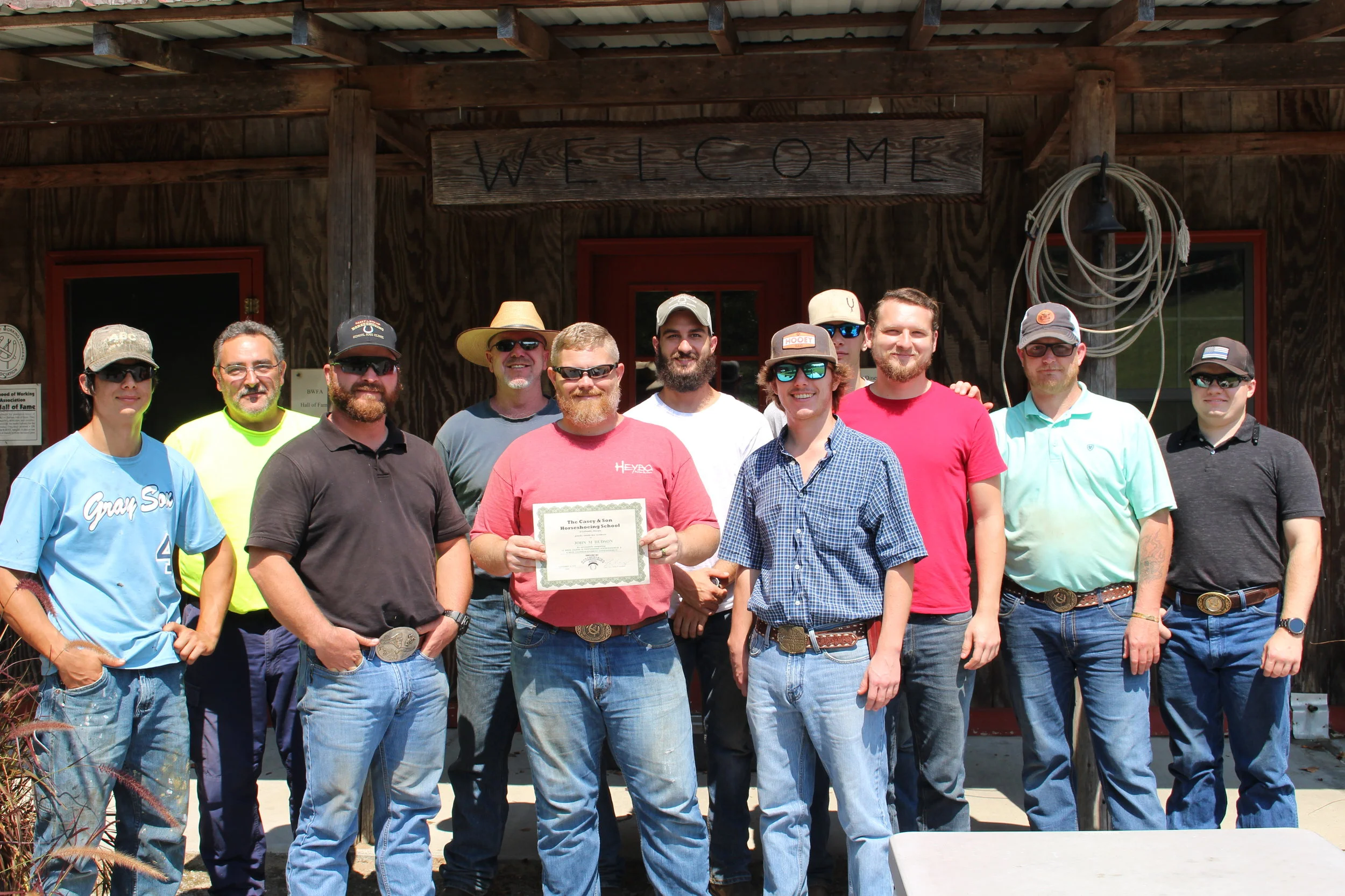 Congratulations To Another Casey &amp; Son Horseshoeing IV Graduate!