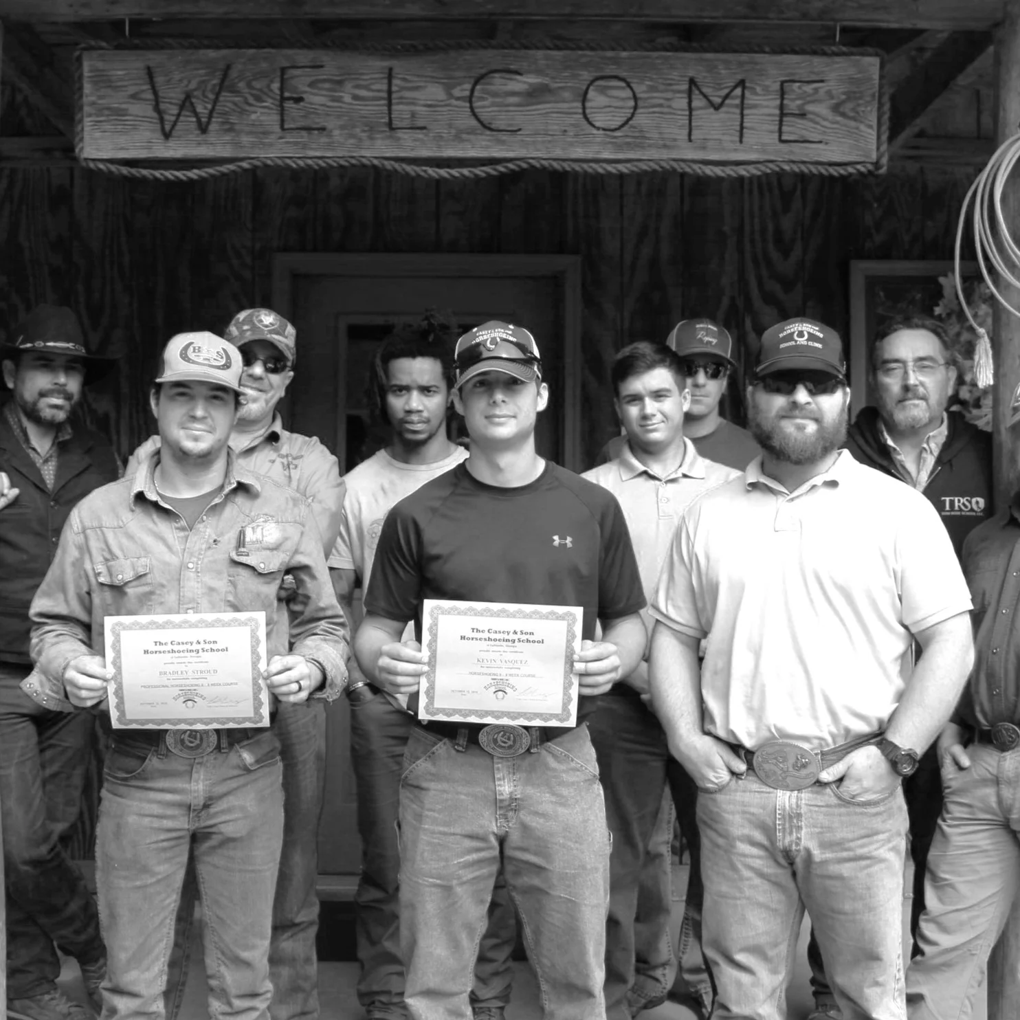 Kevin Vasquez New Horseshoeing II Graduate~