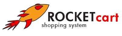 The original RocketCart logo design by Dave Green in 2002