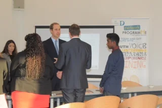 Kavi spoke to Prince William for 5 minutes