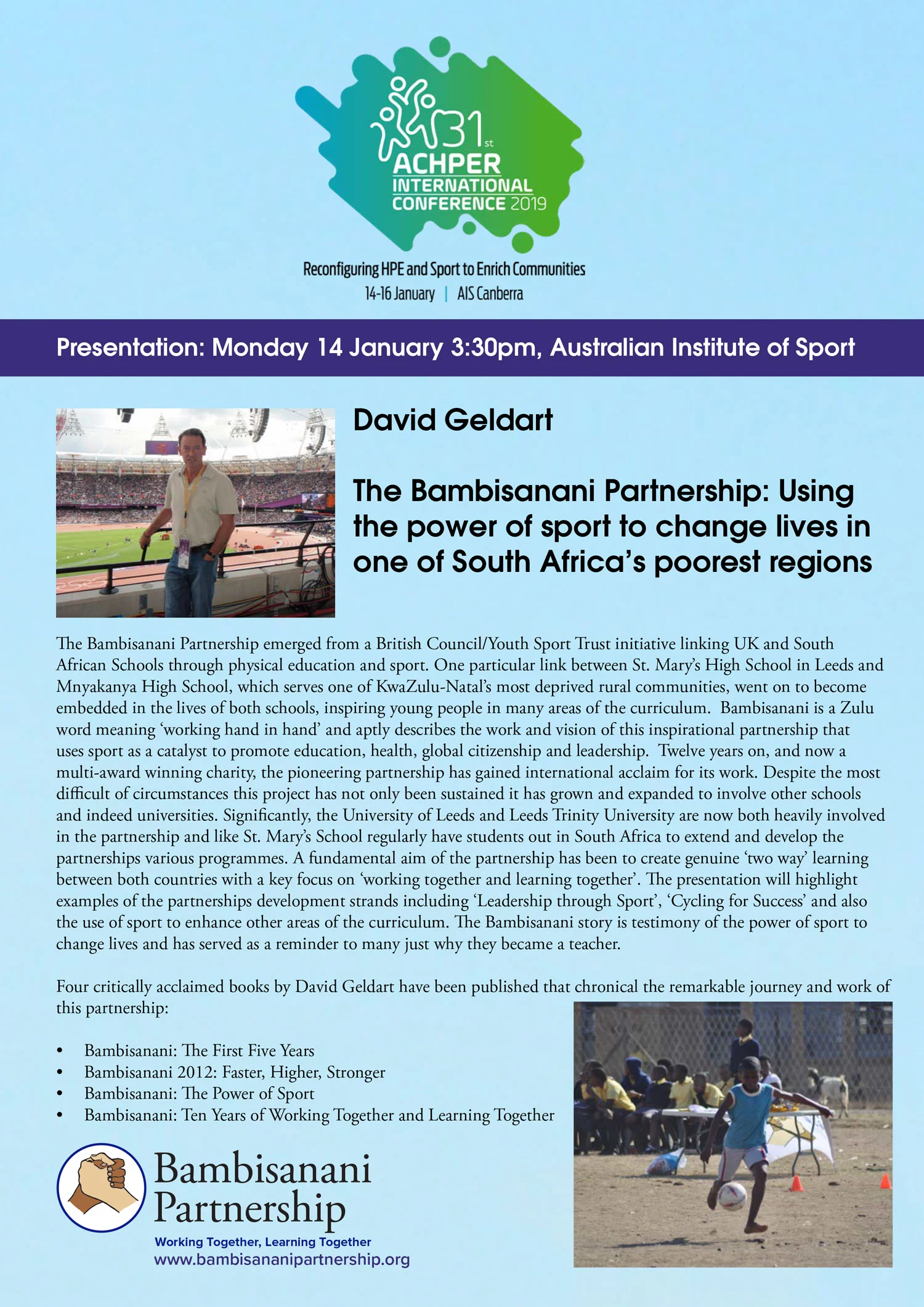 Poster for the presentation