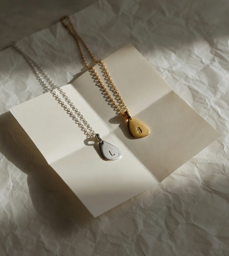 Personalised initial necklace in gold vermeil — Inner Island, Co. Kilkenny.jpeg