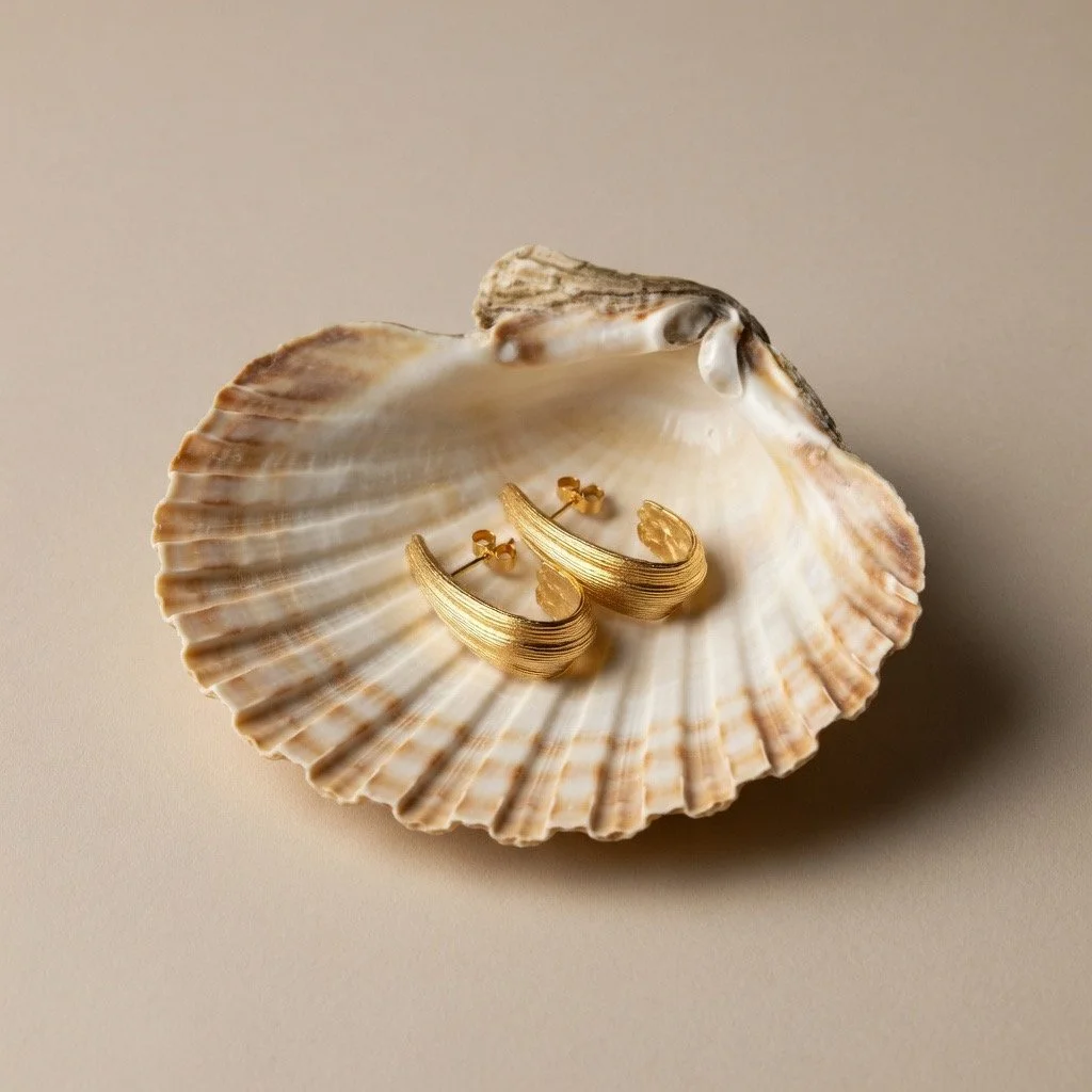 Strata large earring