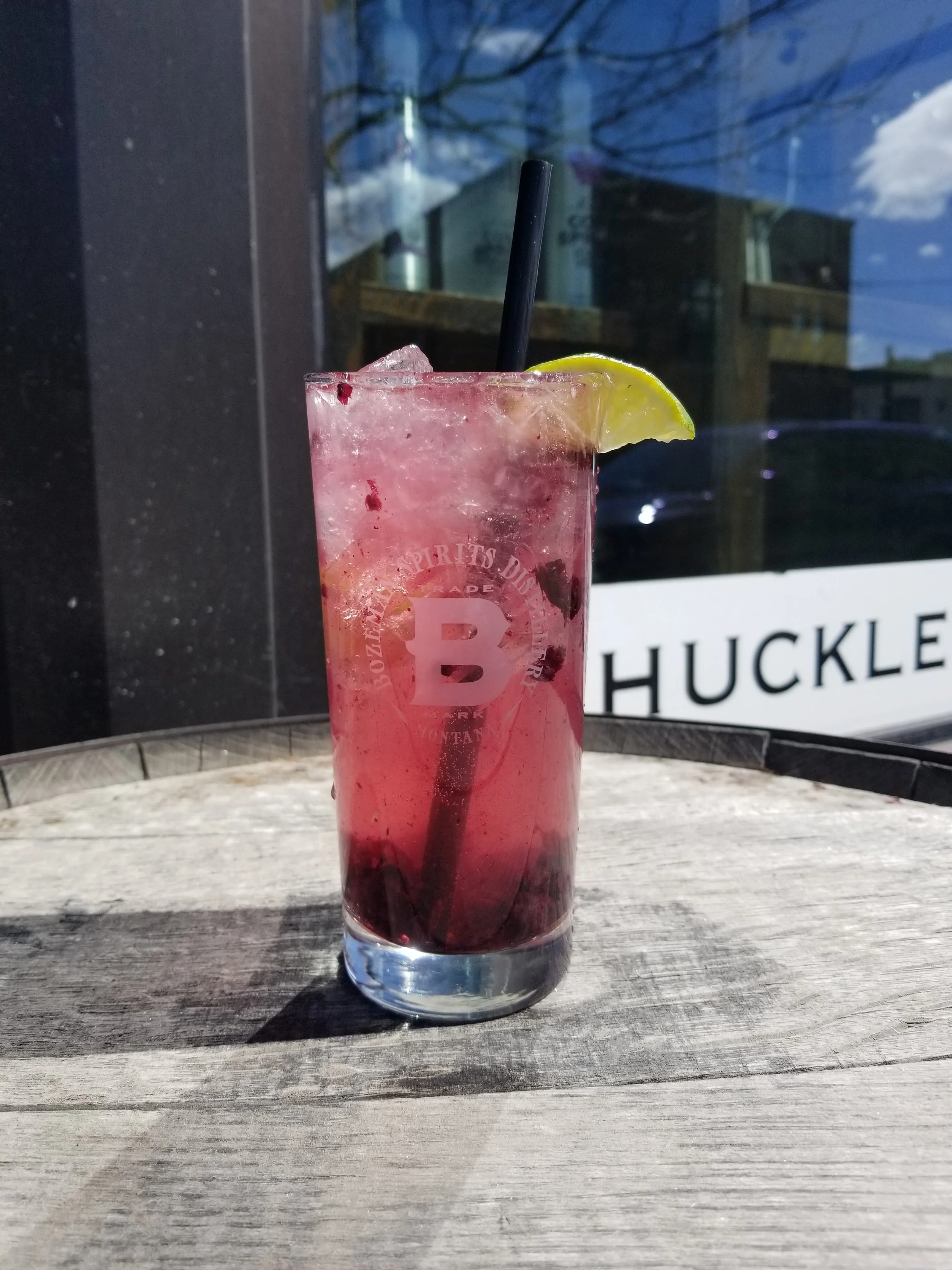 Huckleberry Vodka Drinks — Bozeman Spirits