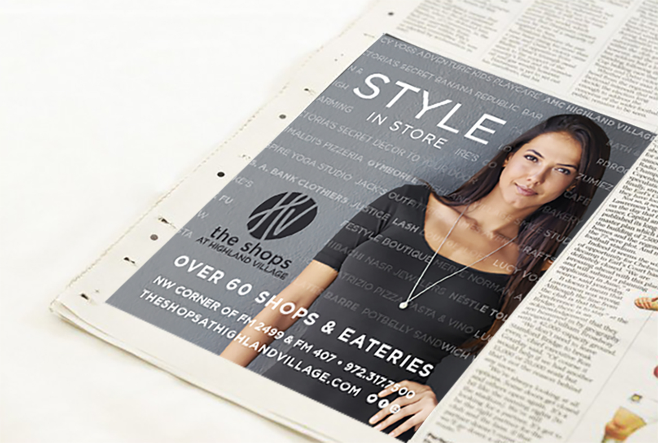 Style in Store Newspaper Ad