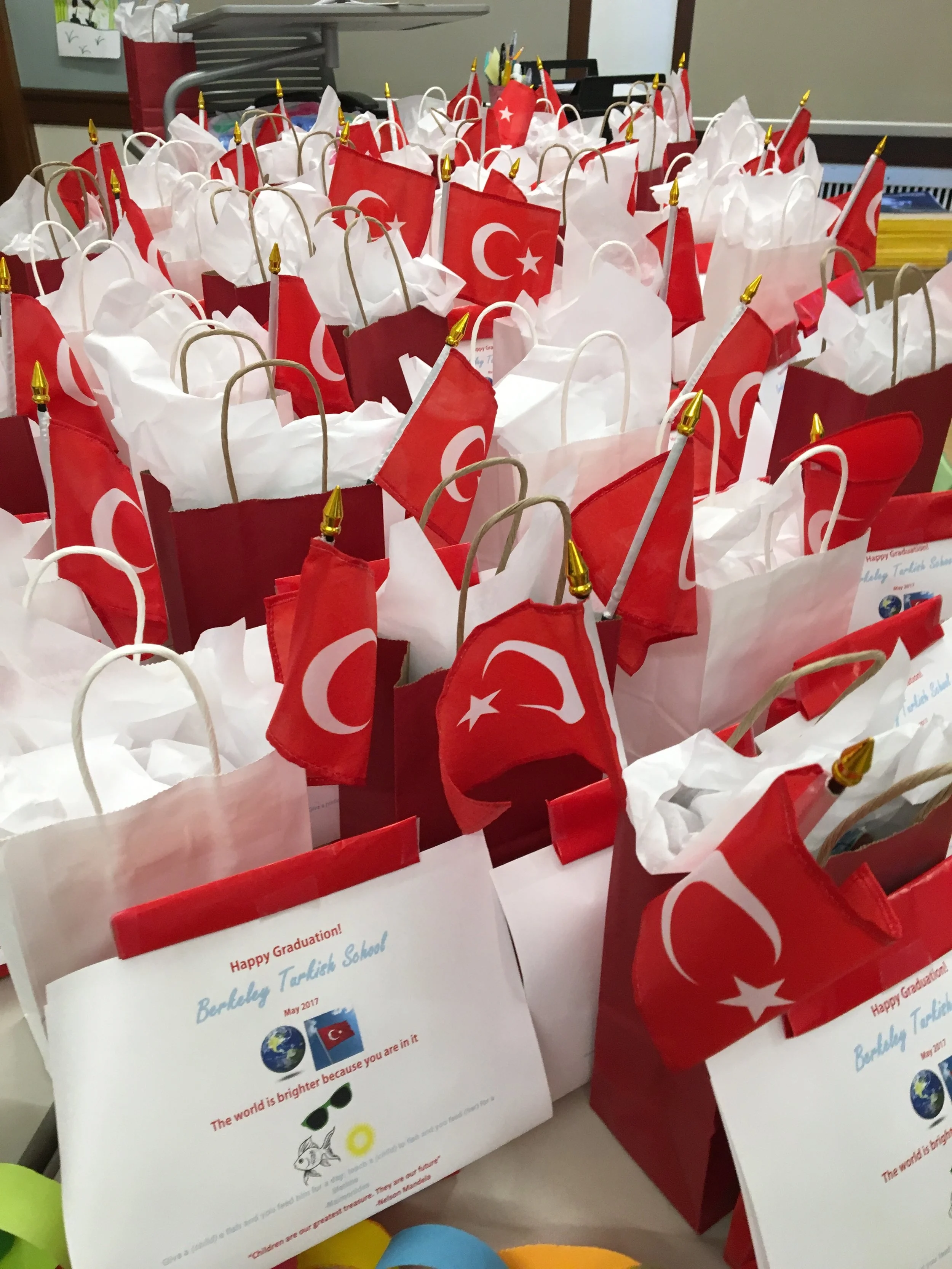 Ending our 5th Semester with Icecream at the Berkeley Turkish School