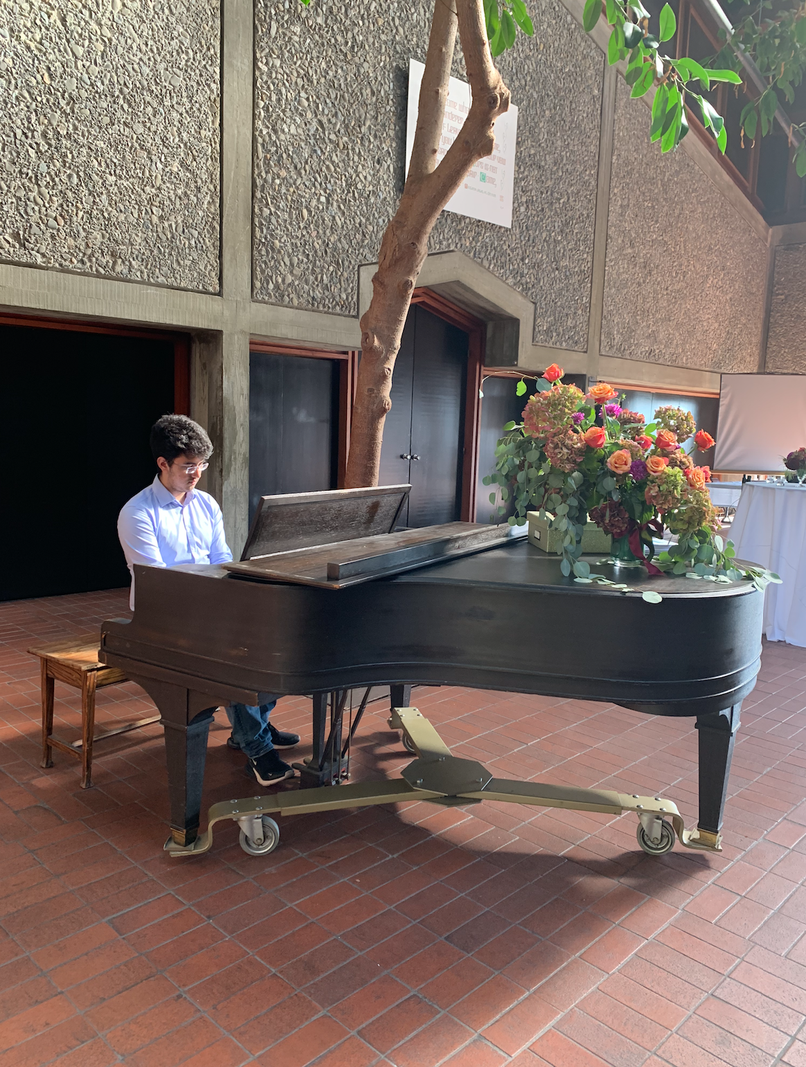 Alp Kuzey on the piano