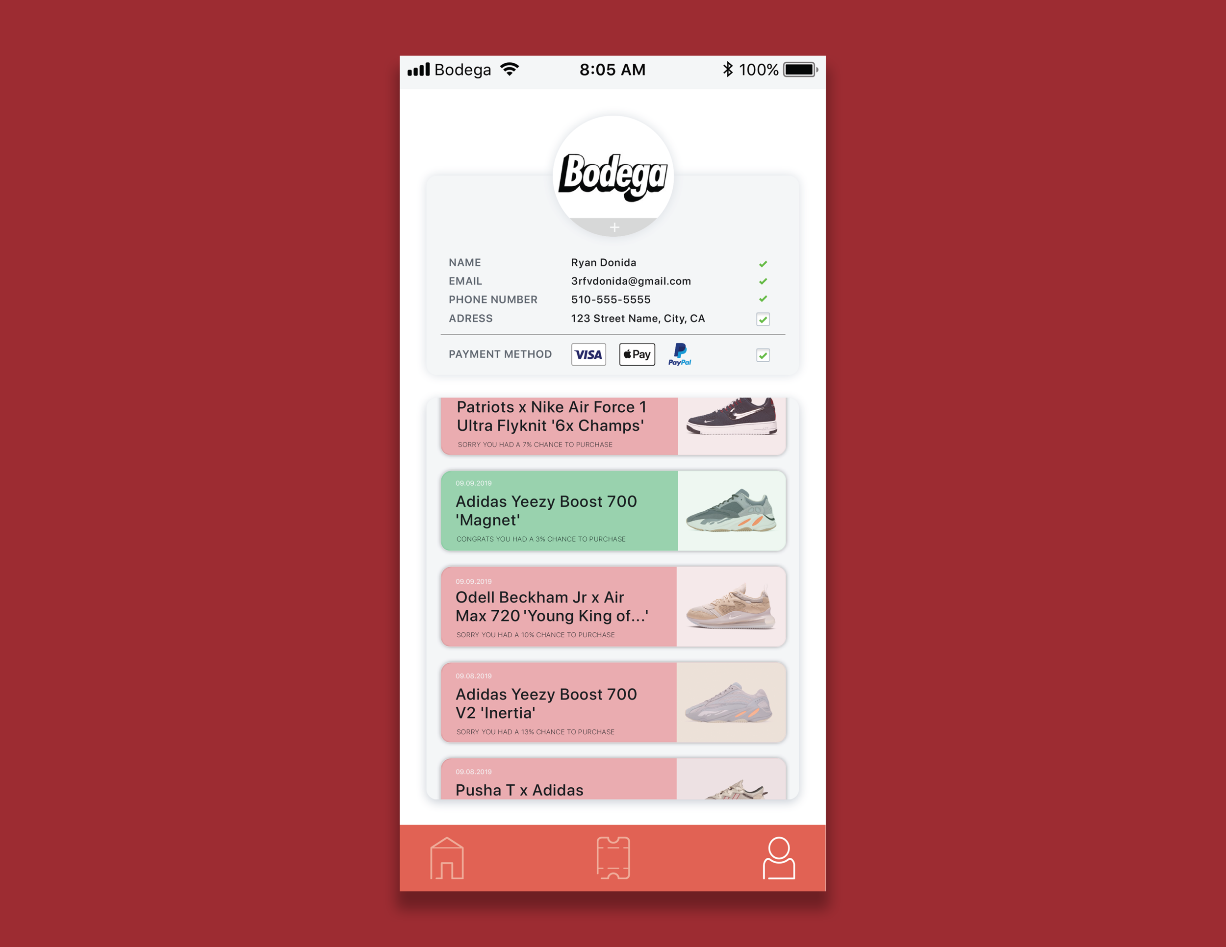 bodega yeezy raffle