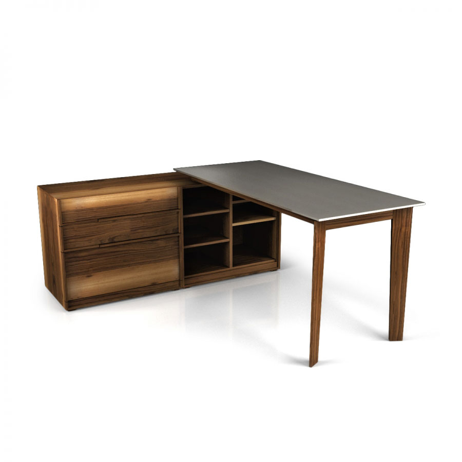 Athena L-Shaped Desk