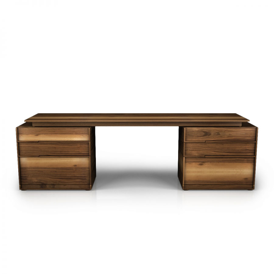 Athena 2 File Cabinet Desk