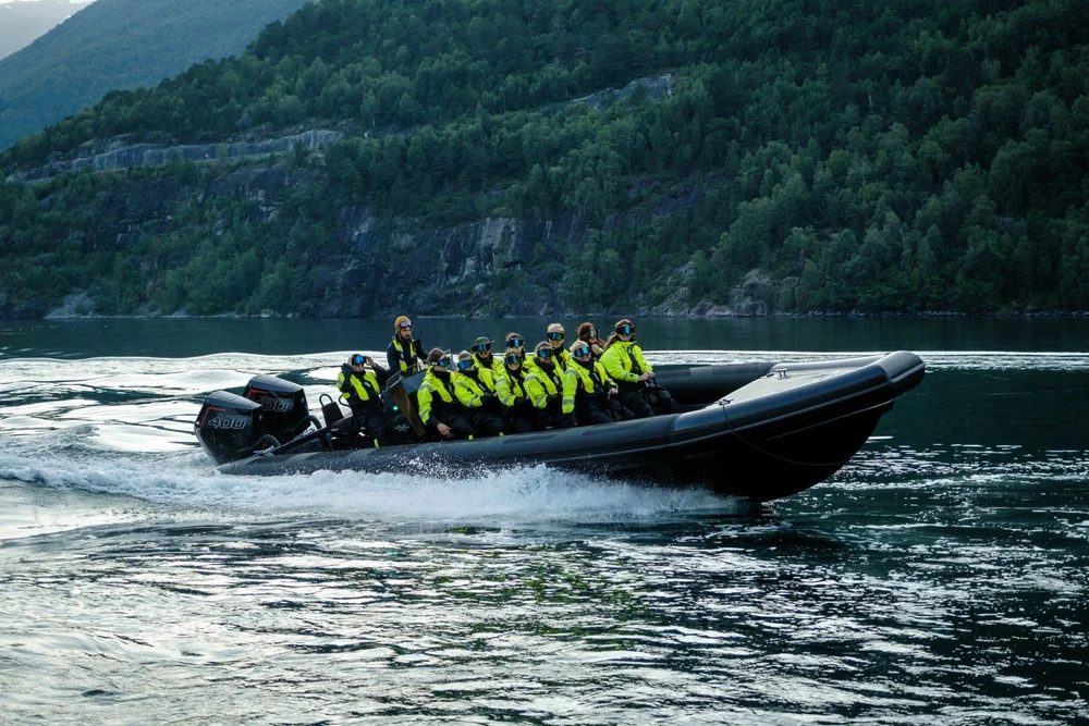 RIB safari in action