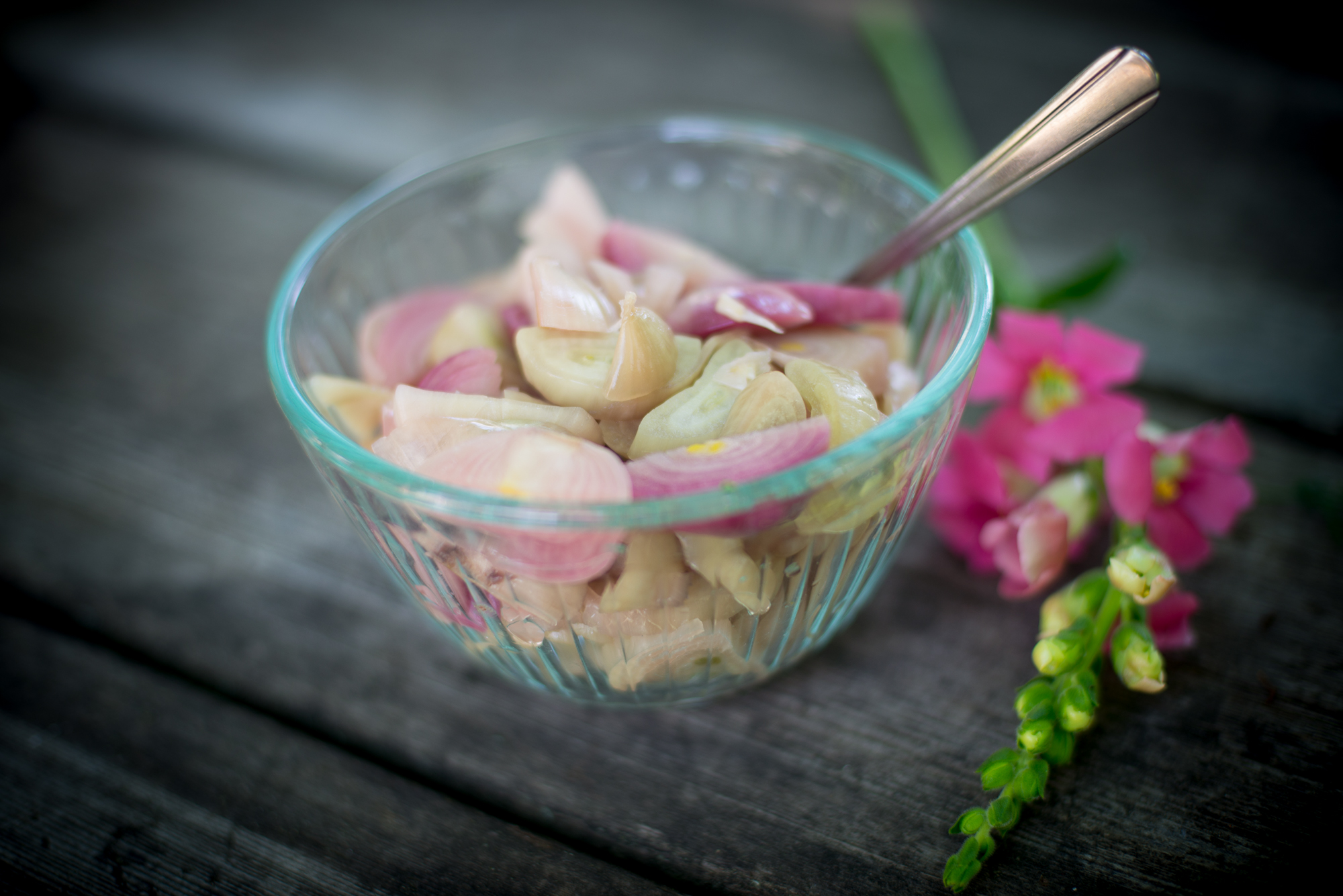 Fermented shallots.