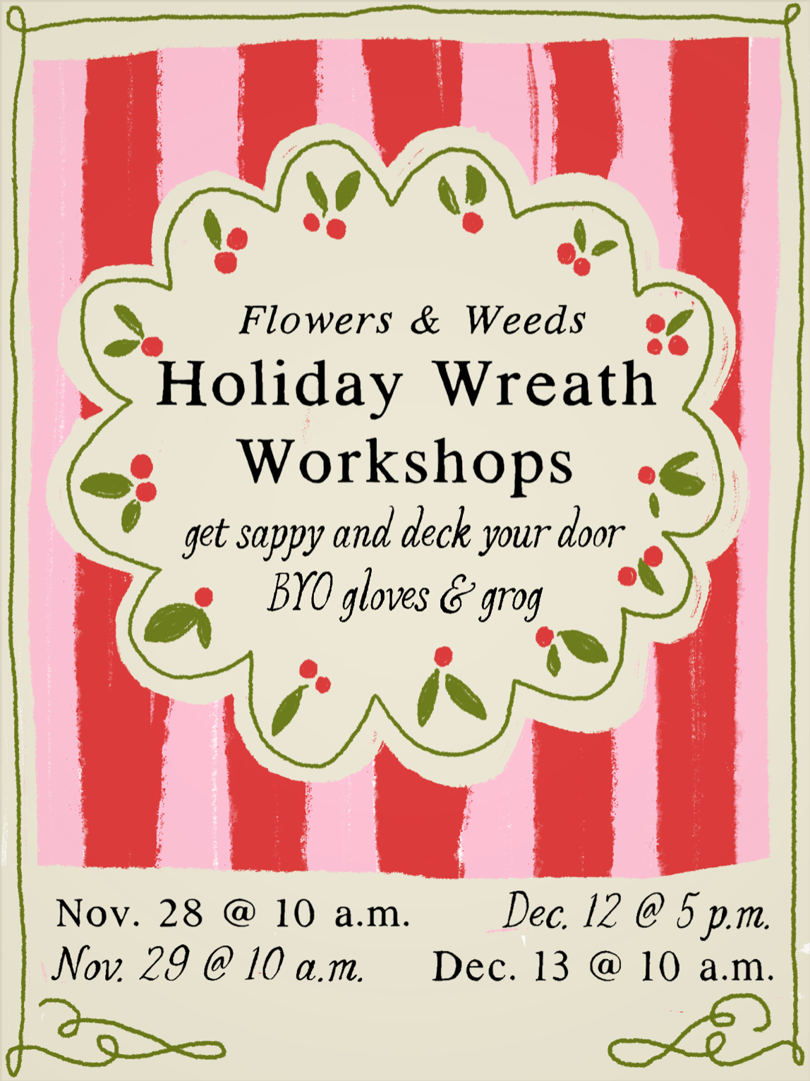 Holiday Wreath-Making Workshop