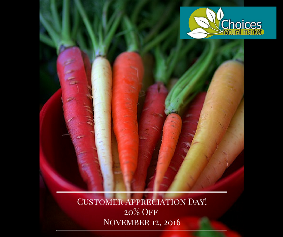 It's Back!  Customer Appreciation Day!  20% Off!  