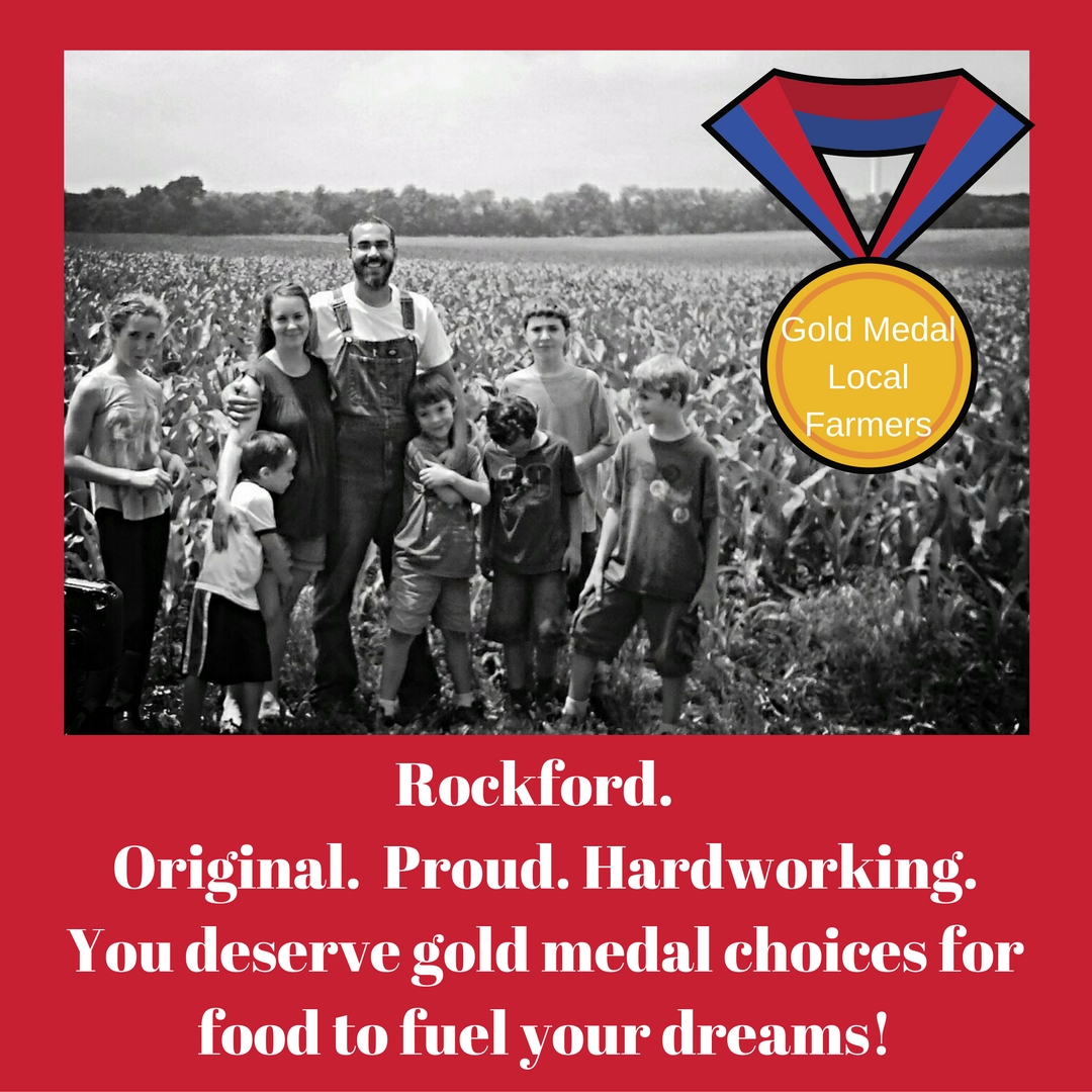 Phillip Anderson and his family--Anderson Organics in Caledonia, IL