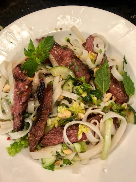 Flavor Explosion--Weeknight Steak and Rice Noodle Salad