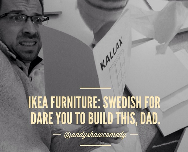 Ikea Furniture: A Drinking Problem in the Making for Dads