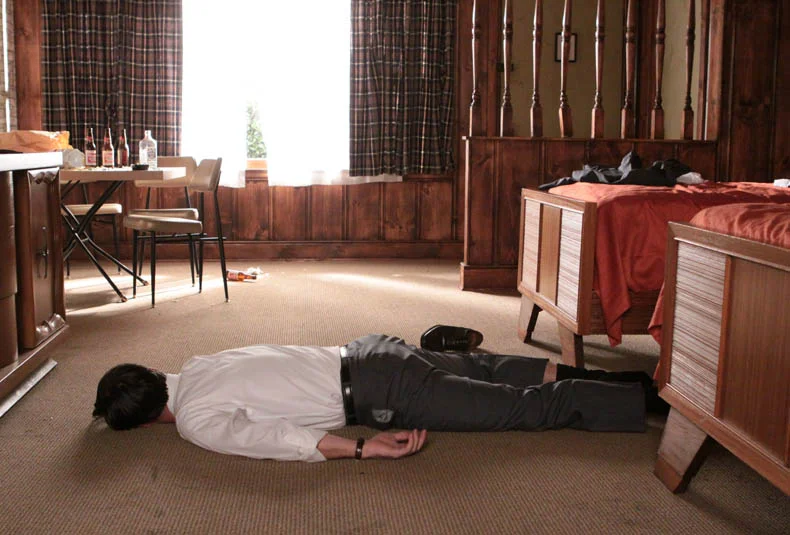 This is from the same episode of Mad Men. If at some point of the childbirth experience you end up like this, something went really, really wrong.