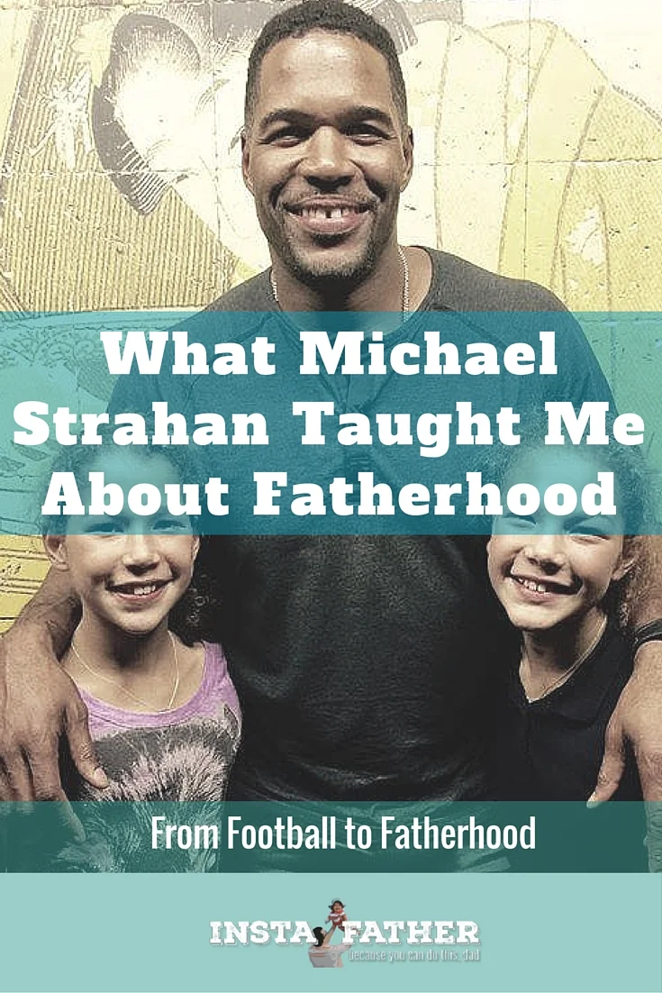 Michael Strahan, who spoke at the conference for dads, had plenty of good advice for fathers. So he's basically great at everything. | instafather.com (Photo: Michael Strahan Facebook)