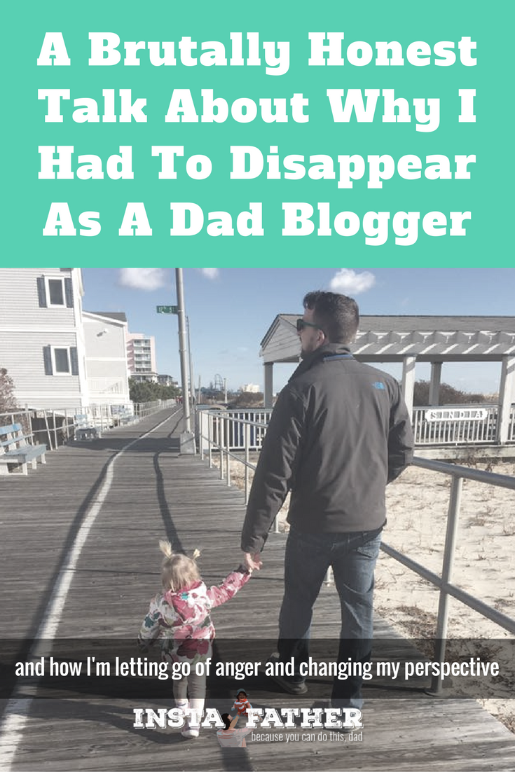 Why this dad blogger came to grips with depression and anger to help become a better dad. | instafather.com