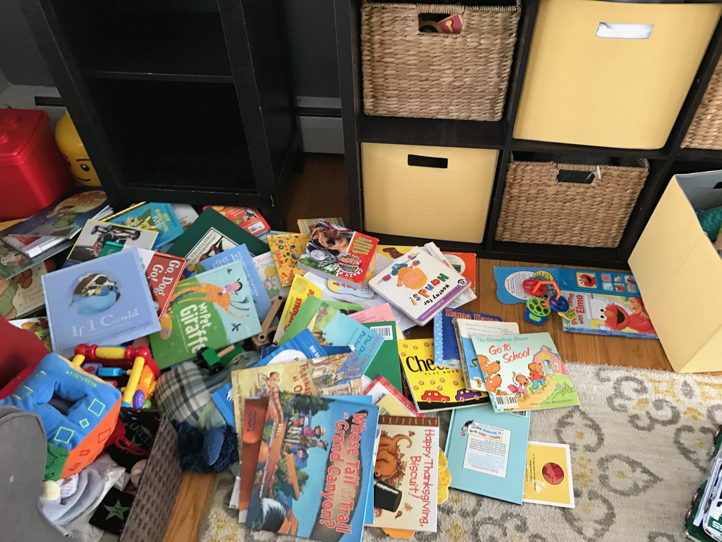 It's OK to have a mess. You'll survive.