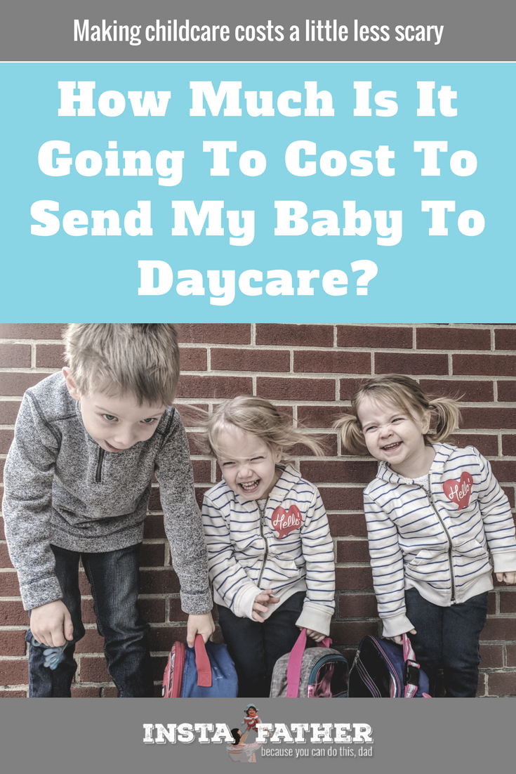 While my son's "scary" face might not scare you, childcare costs certainly can. Here are four tips to help reduce them and an idea of what others are paying. | instafather.com