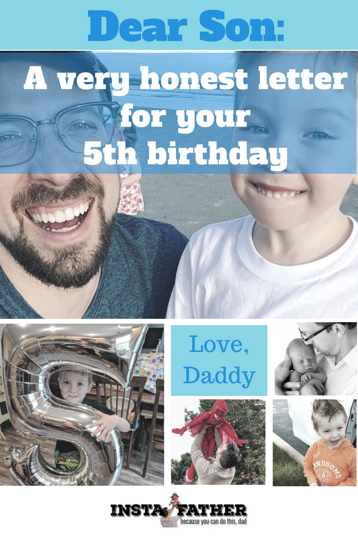 My advice to my son now that he has turned five. | instafather.com