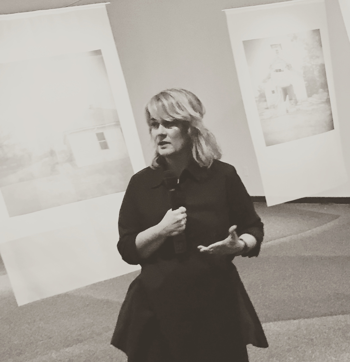 This is me, giving an artist talk on opening night. Thank you Connecticut for being a wonderful host!