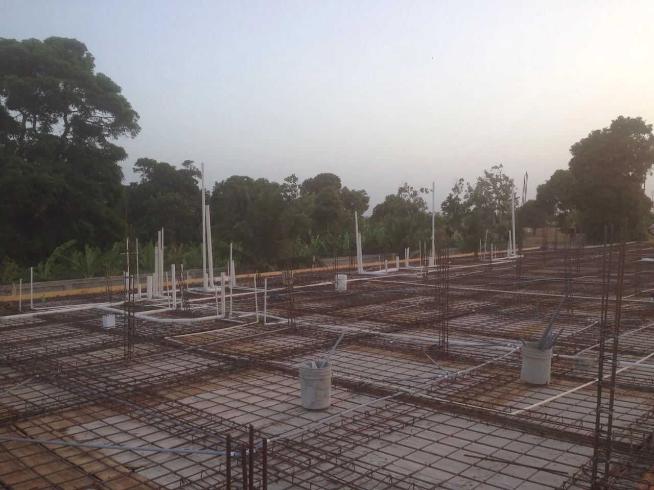 Guesthouse roof construction