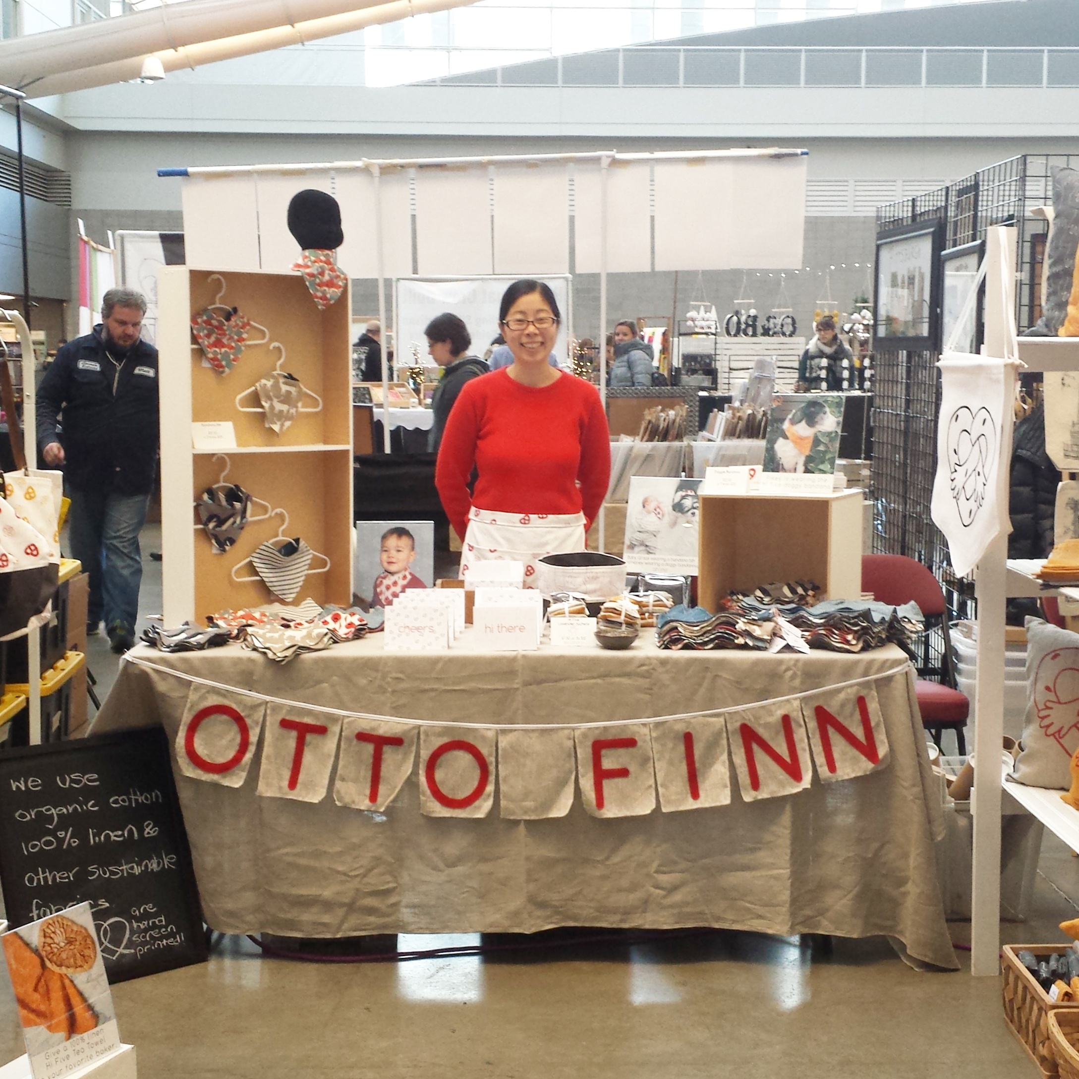 Rona Chang of Otto Finn. Chang and her husband, Ross, are "purveyors of pretzel hugs, hi fives and other fine goods."