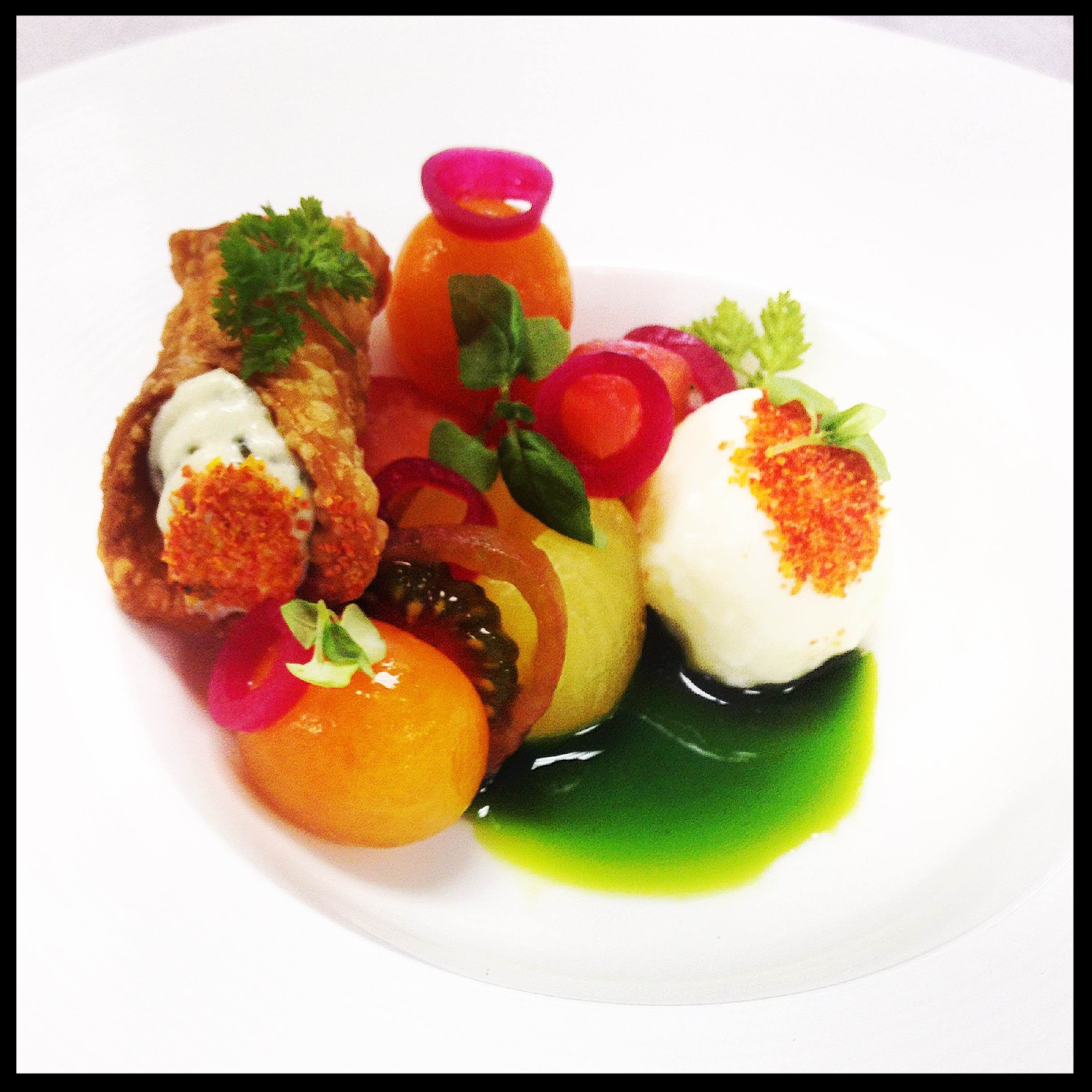 Colorful creation by Plated Trade.