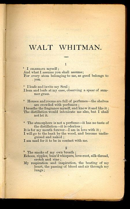 Title and Revision: 1867 (Walt Whitman)