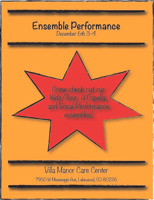 Ensemble Performance At Villa Manor Care Center