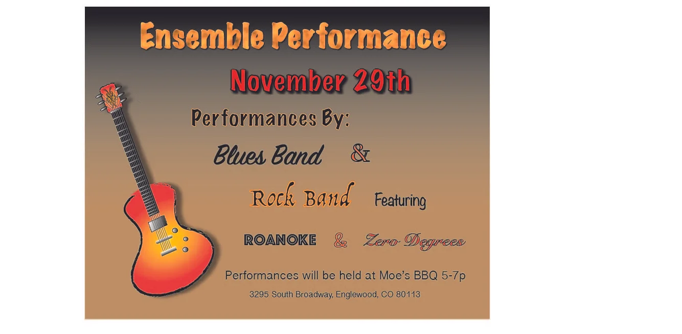 Rock Bands, Blues Band, And Songwriters Concert