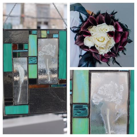 Photo collage created by Caitlin Waugh | Bouquet Photo taken by Wild Wonder Photography