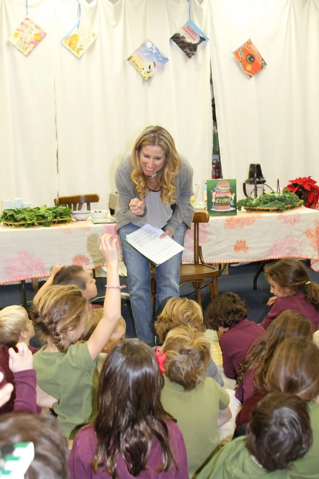  The kids love  The Foodie Club  presentation where we discuss eating adventurously and expanding their culinary palette and make our green smoothies.  