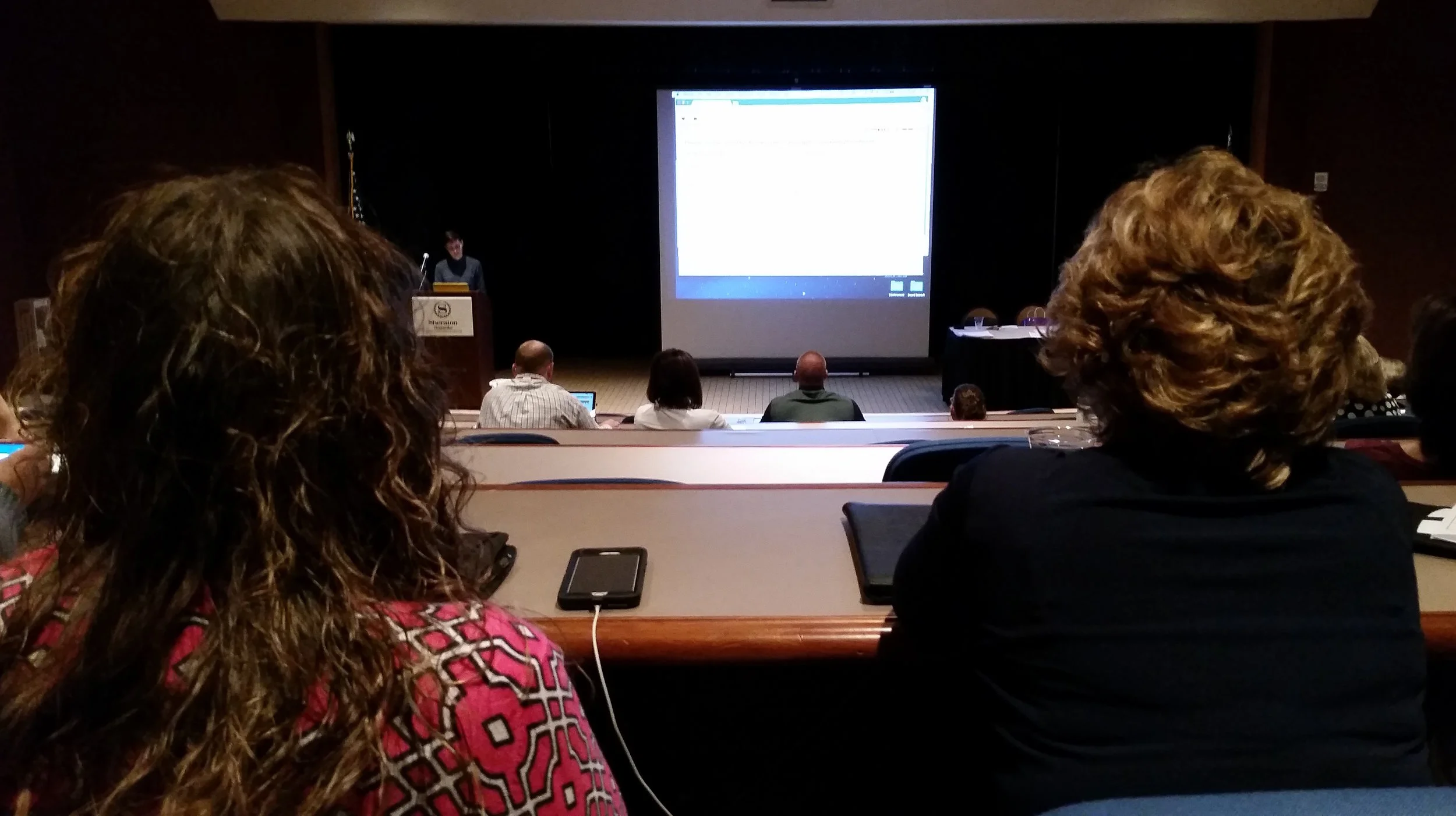 An attentive audience at VRAV in Roanoke, Virginia