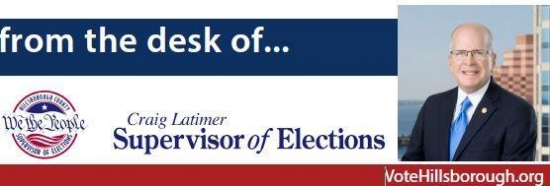 Hillsborough County's newsletter banner with image of Craig Latimer