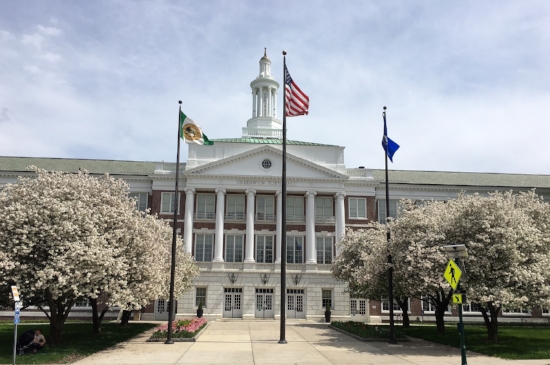 The Greenwich Town Hall. Photo by Catherine Stahl.