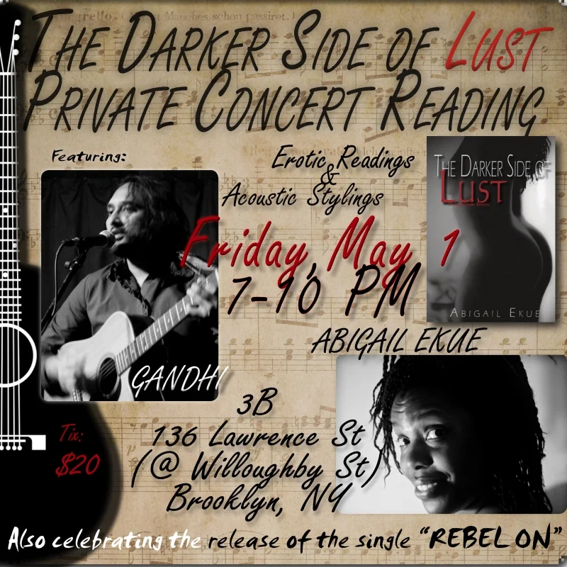 The Darker Side of Lust Private Concert Reading featuring GANDHI