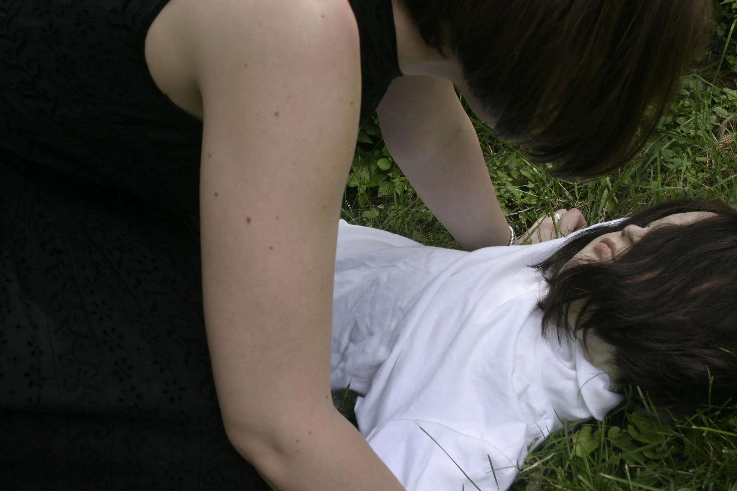 fabric, hair, latex, archival pigment print