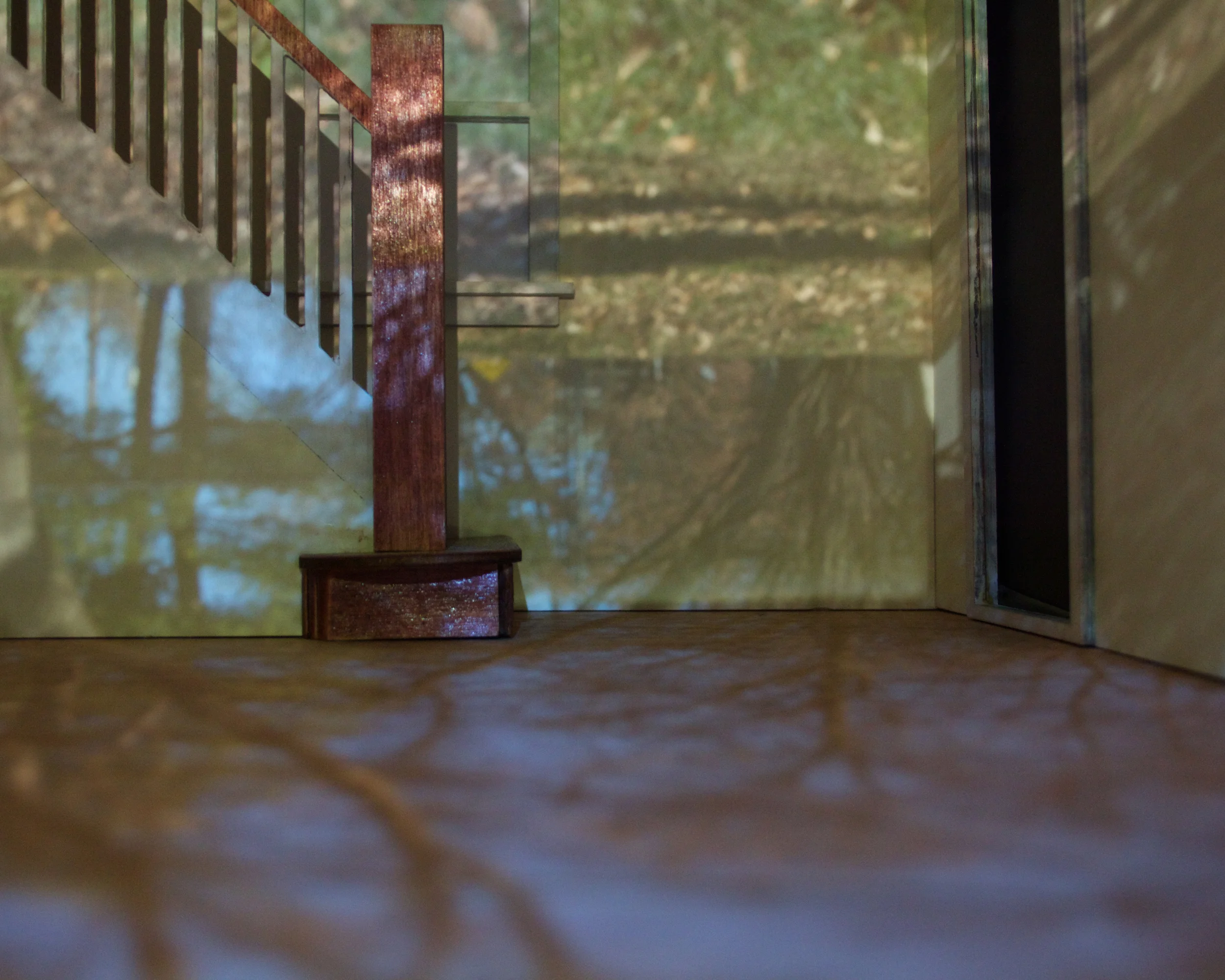 wood structures, pinhole projection, giclée print
