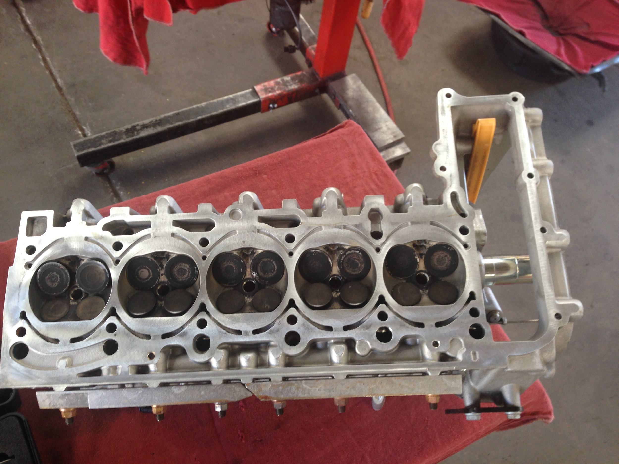 Cylinder head off