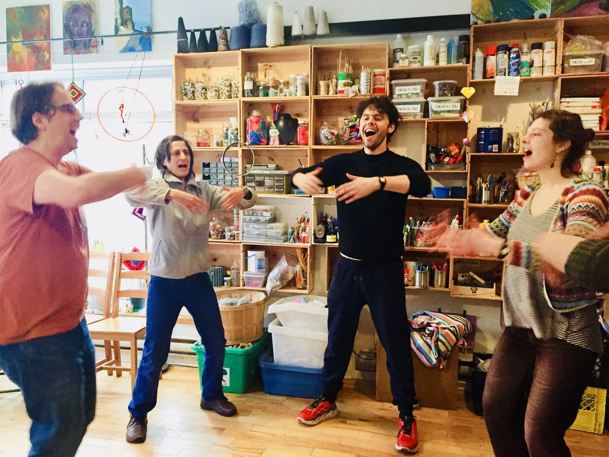 L'improvisation vocale et le corps