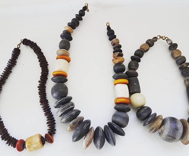 A limited number of unique necklaces created by young Kenyan designer Mwass. All natural materials and handmade. DM me if interested as I am just unpacking items #handmadejewelry #artisnal #bespoke #horn