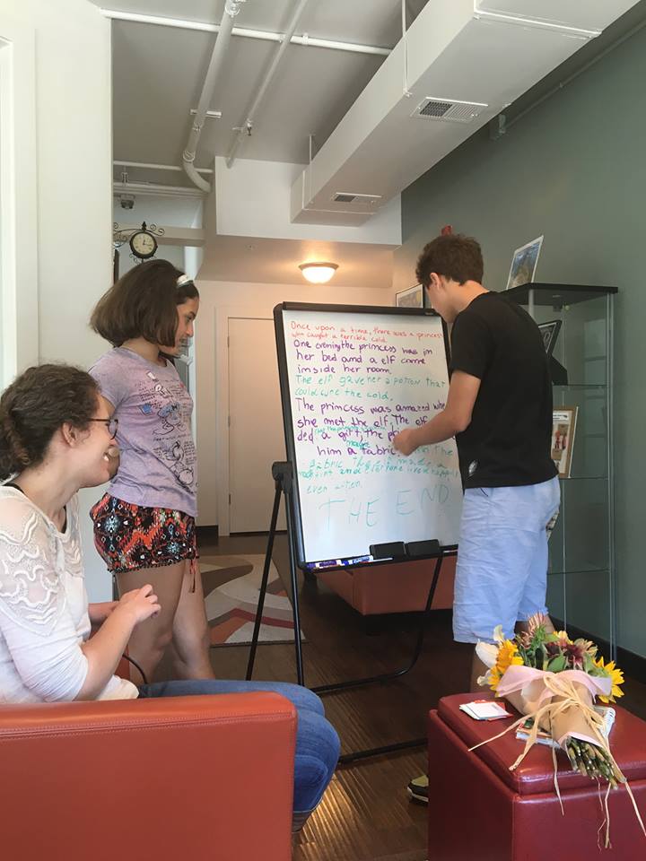 Interactive exercises are always included in JLC classes.