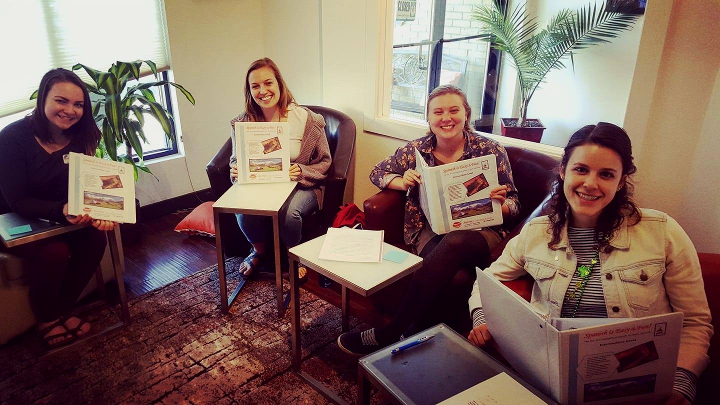 SPANISH is Easy & Fun at Journey Language Center, in Group Classes or Private Lessons.