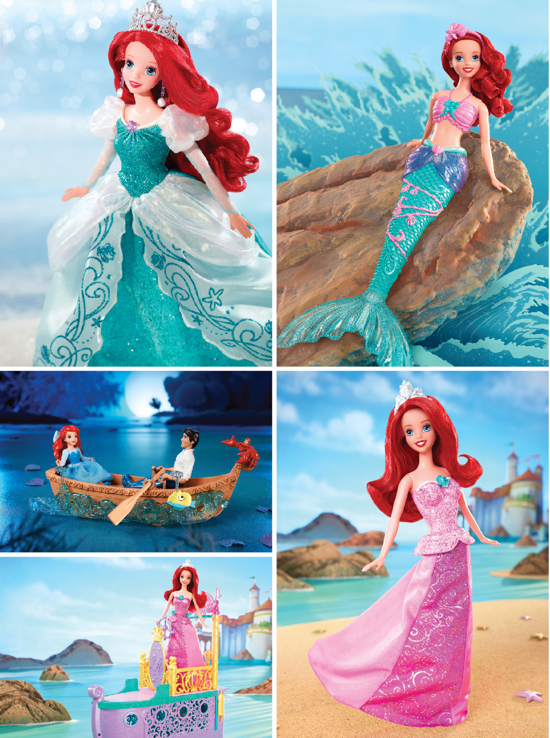 co-developed the little mermaid line look as well art directed the photography that was utilized on packages, catalogs and websites.